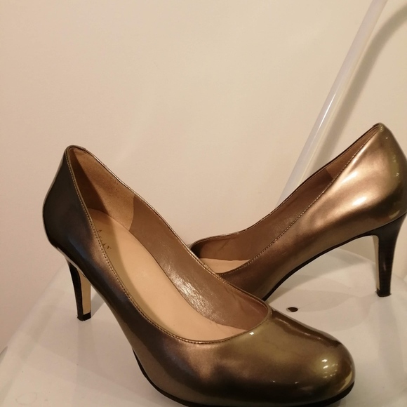Ladies size 10 Cole Haan Nike Air bronze highheels - Picture 3 of 6